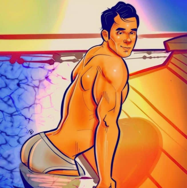 性感男同志IG插画帐号,刻划男男炽热情慾让你默默按下追踪-NICEOLO