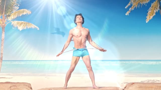 资生堂最新防晒乳广告充满汗水、肌肉与费洛蒙　别人防晒你好想抹起来！-NICEOLO