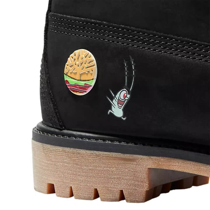 海绵宝宝和Timberland联名系列 经典六寸靴与美味蟹堡超级搭!-NICEOLO