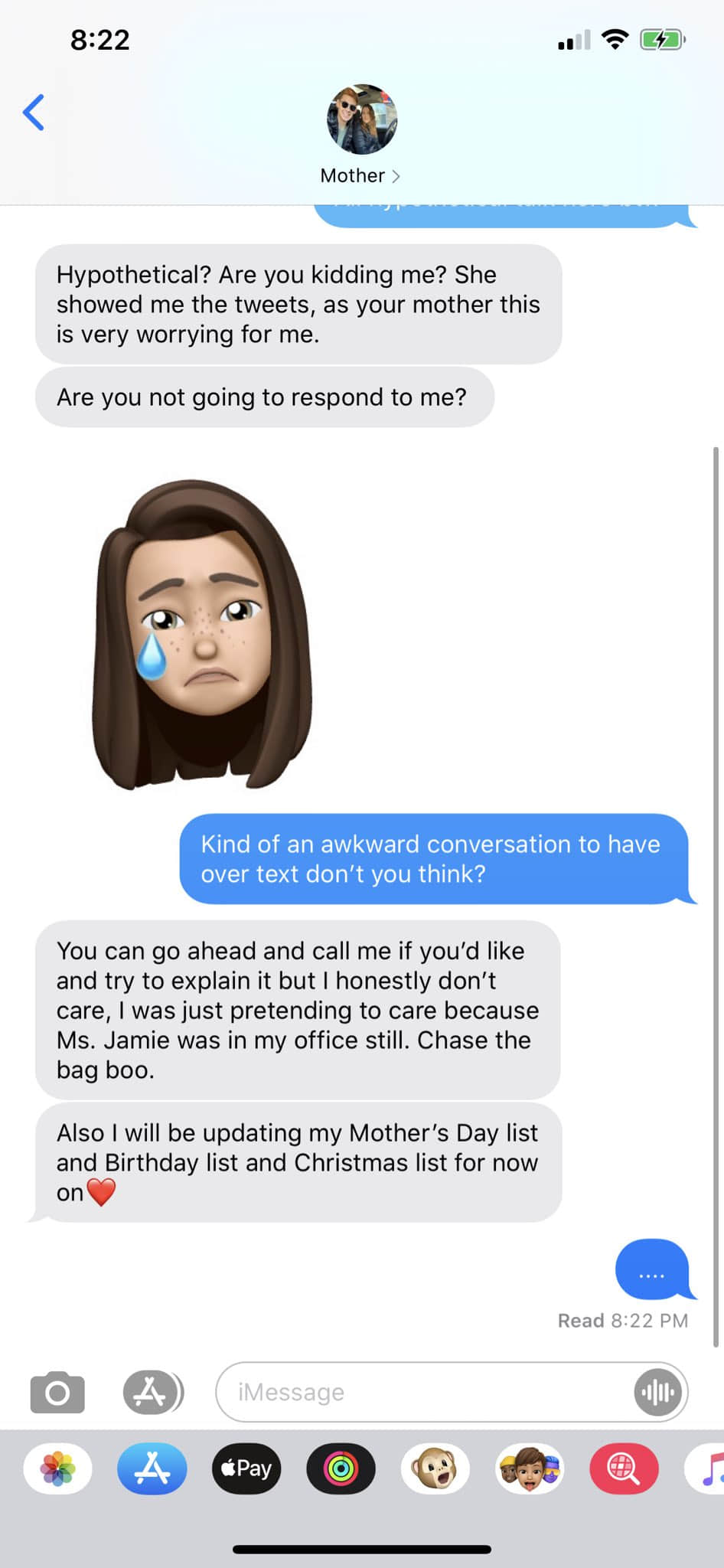 谁能比你更尴尬？当妈妈发现你的成人自拍平台帐号时...-NICEOLO