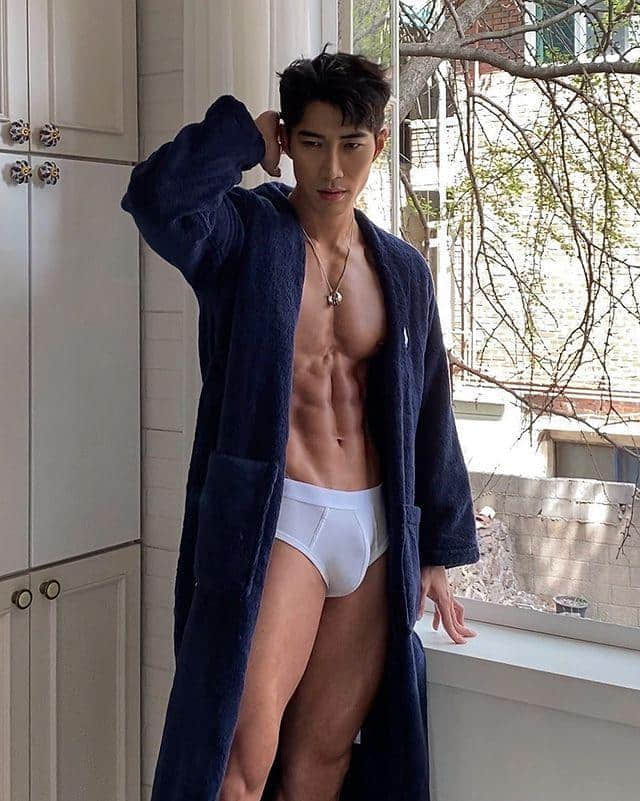 周一品肌肉|内裤底下抵挡不住的诱惑 韩国肌肉欧巴性感大爆表:김기범-NICEOLO