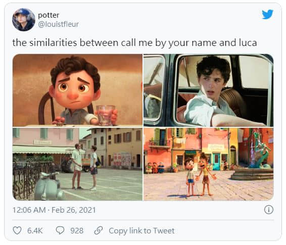 皮克斯2021新作《Luca》预告曝光!网友:场景角色根本《以你的名字呼唤我》动画版-NICEOLO