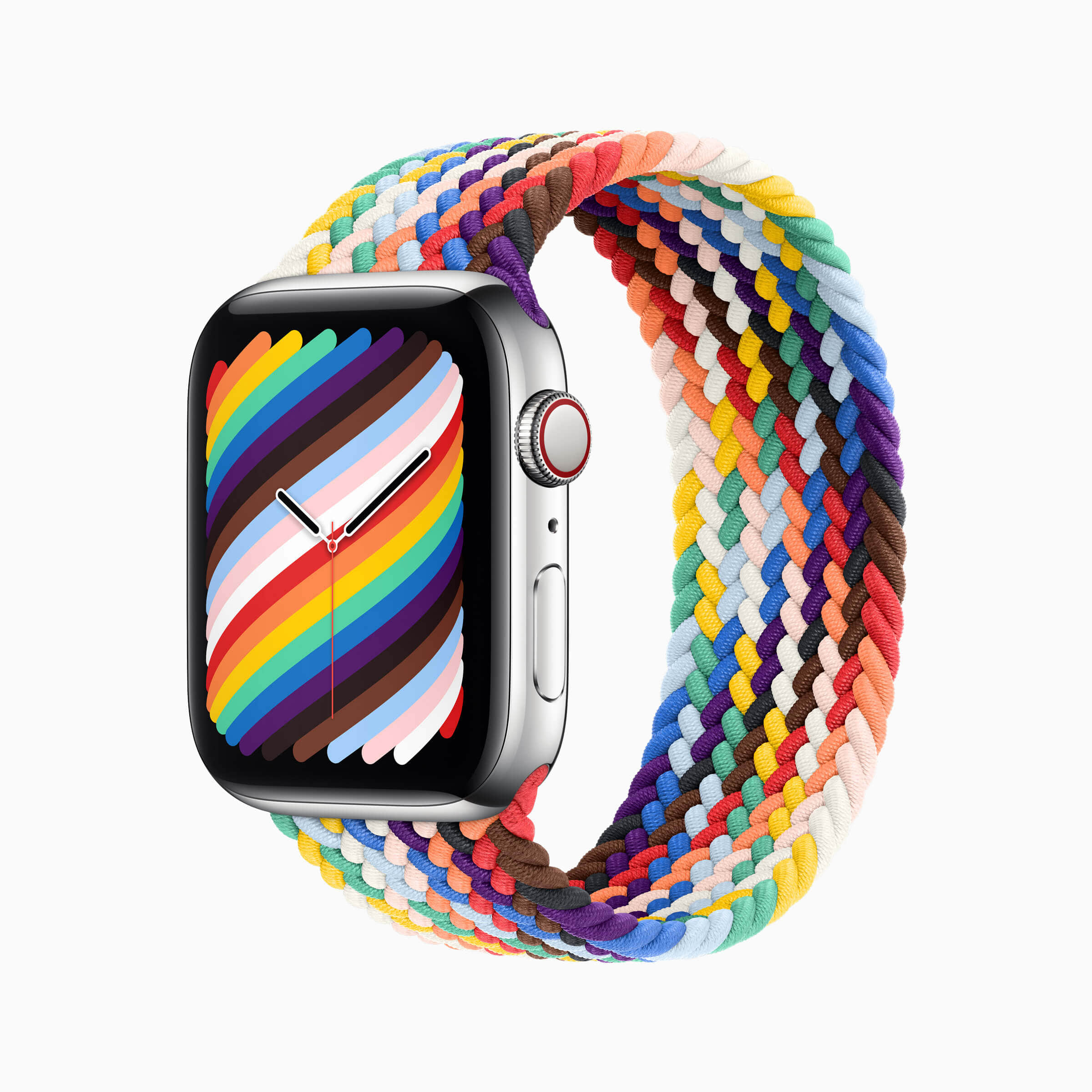 骄傲支持LGBTQ+社群！苹果推出两款绝美Apple Watch彩虹编织錶环-NICEOLO