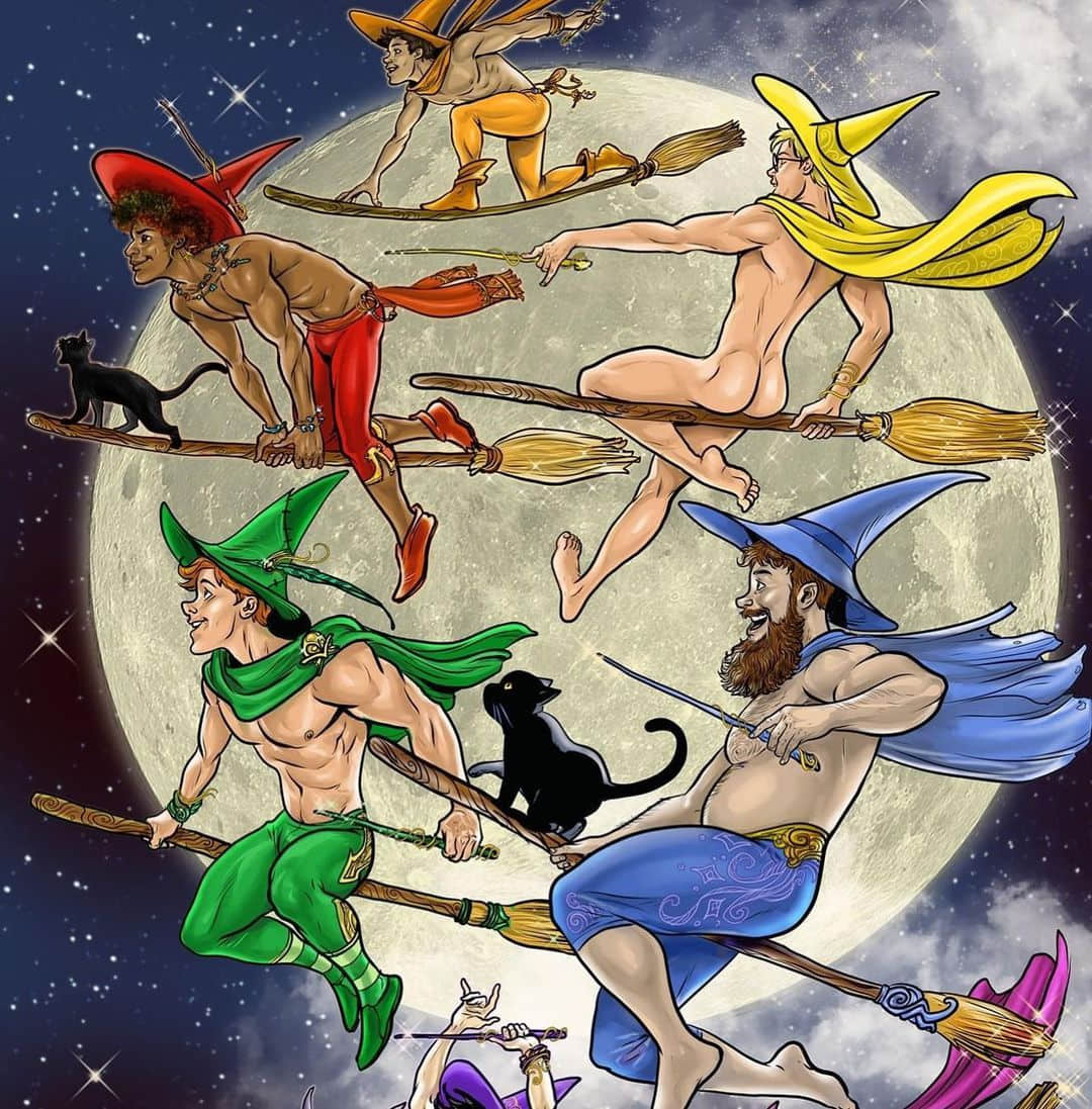 巫师哪有这么Gay?美国艺术家笔底春风,壮硕肌肉法力无边-NICEOLO