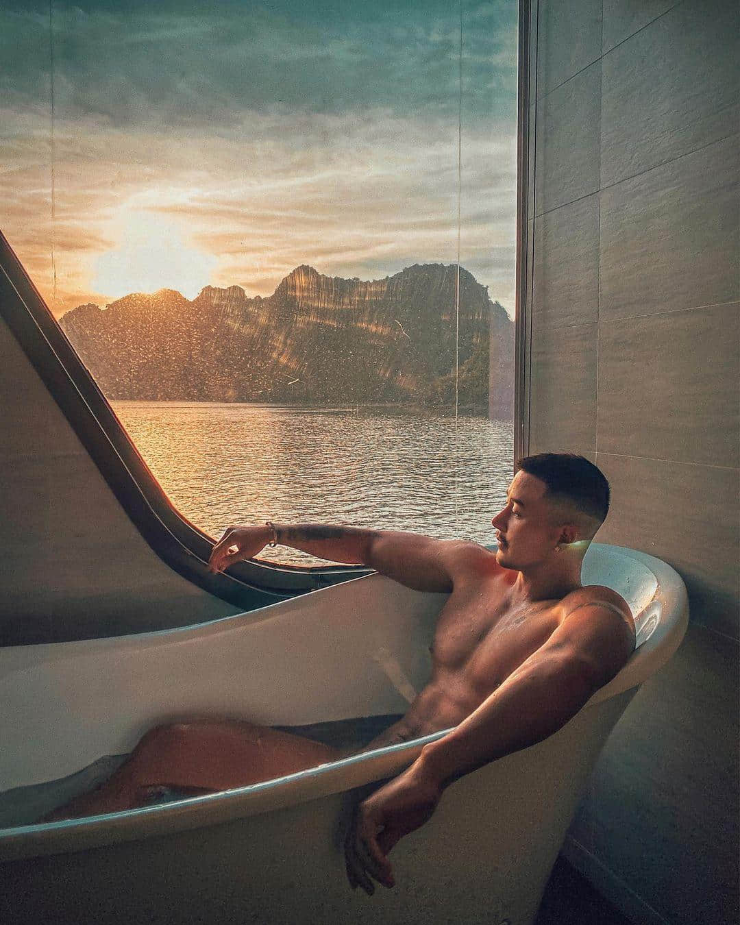 周一品肌肉|男友力爆棚的宽肩厚胸!越南王阳明:Zind Lee-NICEOLO