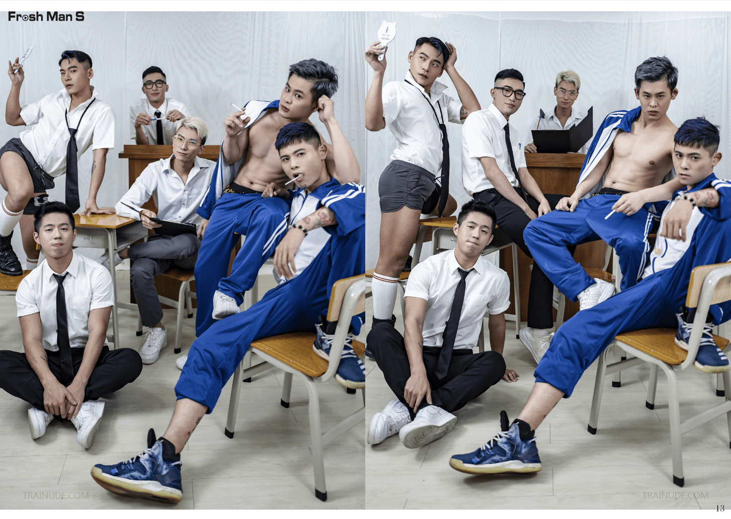 Fresh Man S | Interesting in class (ebook + cum video)-NICEOLO