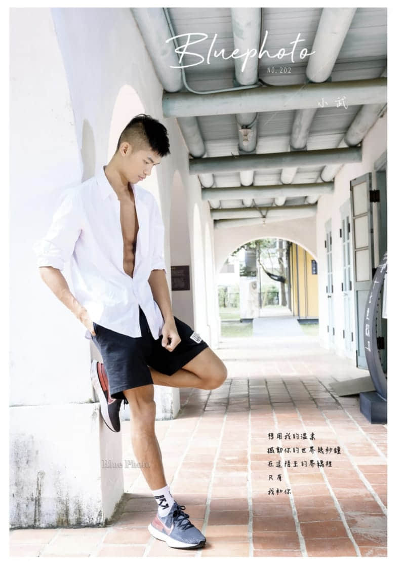 Bluephoto 藍攝 No.202 黝黑小武情慾勾撩-NICEOLO