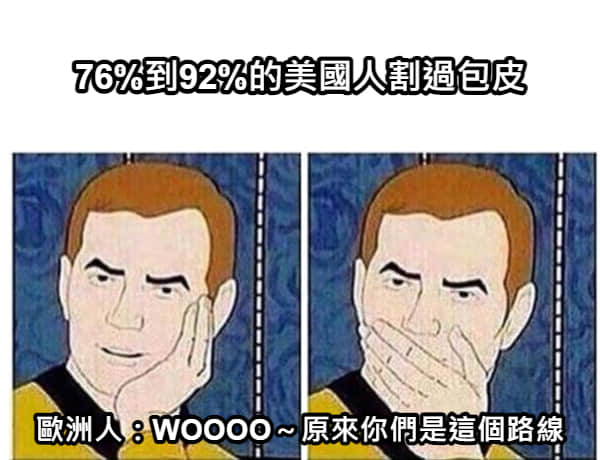 包皮割不割? 歐洲鄉民大驚:「美國人也太愛割包皮!歐洲完全不流行這件事。」-NICEOLO