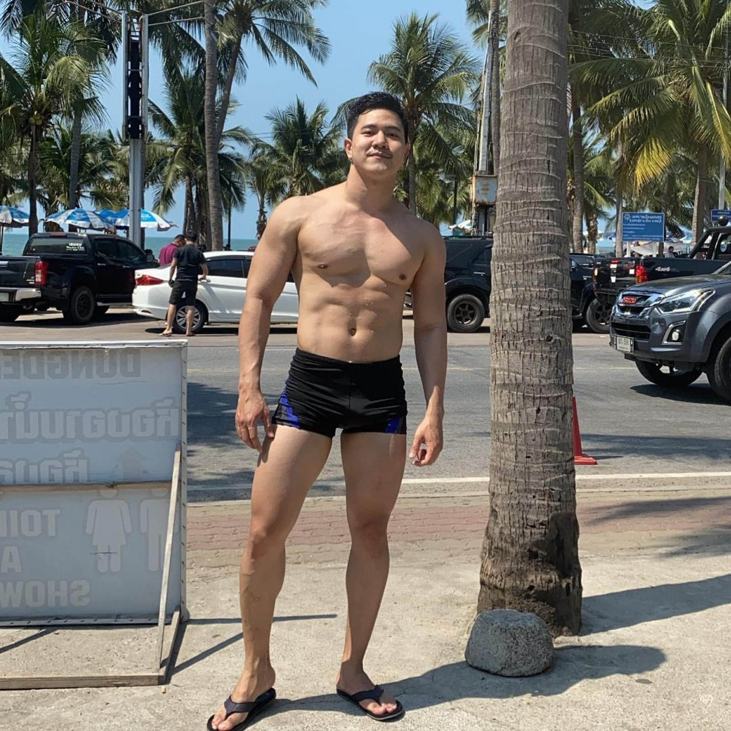 週一品肌肉|「Himbo」型帥哥! 給你滿滿安全感的憨厚肌肉男:Wattana-NICEOLO