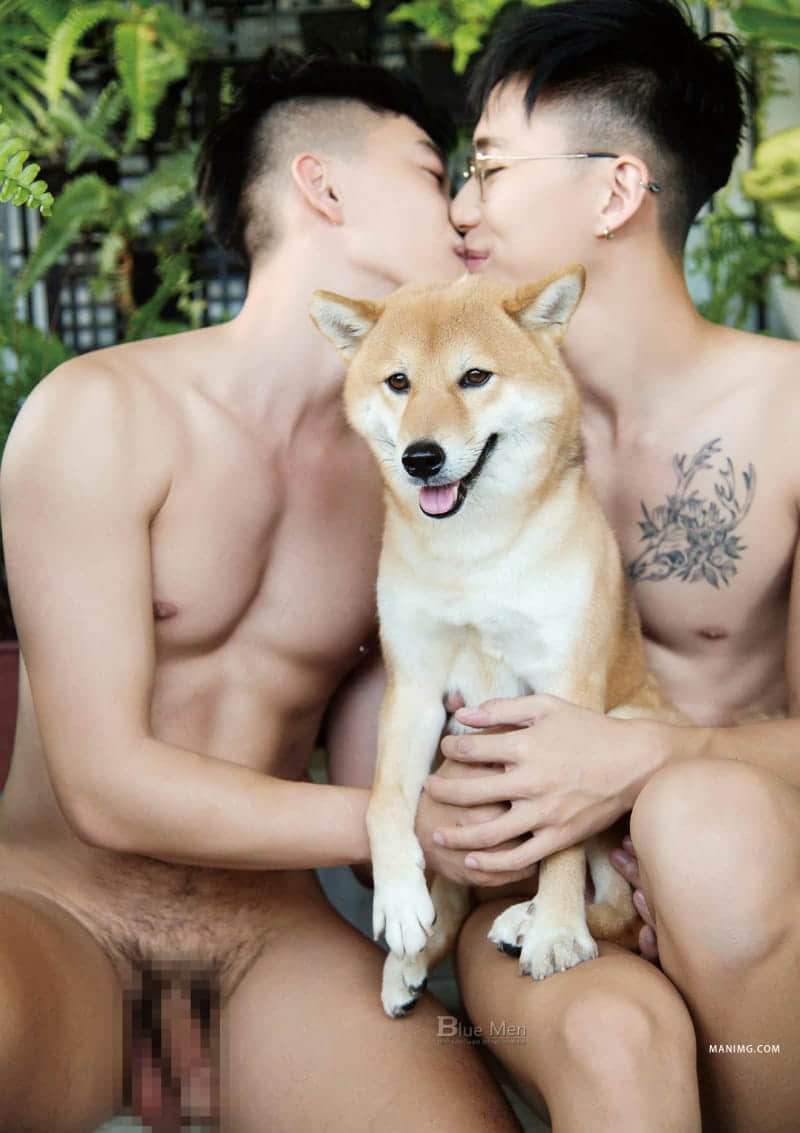 BLUEMEN 藍男色 NO.343 柴犬爸爸的嬉鬧遊戲 Eason&澤瑋-NICEOLO
