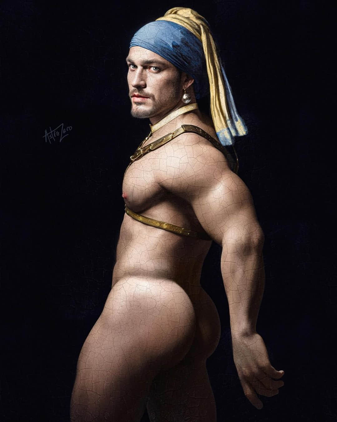 我把名畫變 gay 了! 同志藝術家翻玩經典畫作「偷嚐禁果」-NICEOLO