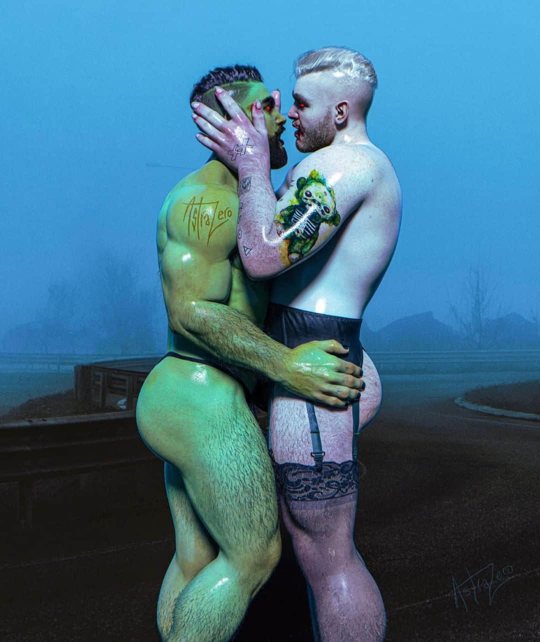 我把名畫變 gay 了! 同志藝術家翻玩經典畫作「偷嚐禁果」-NICEOLO
