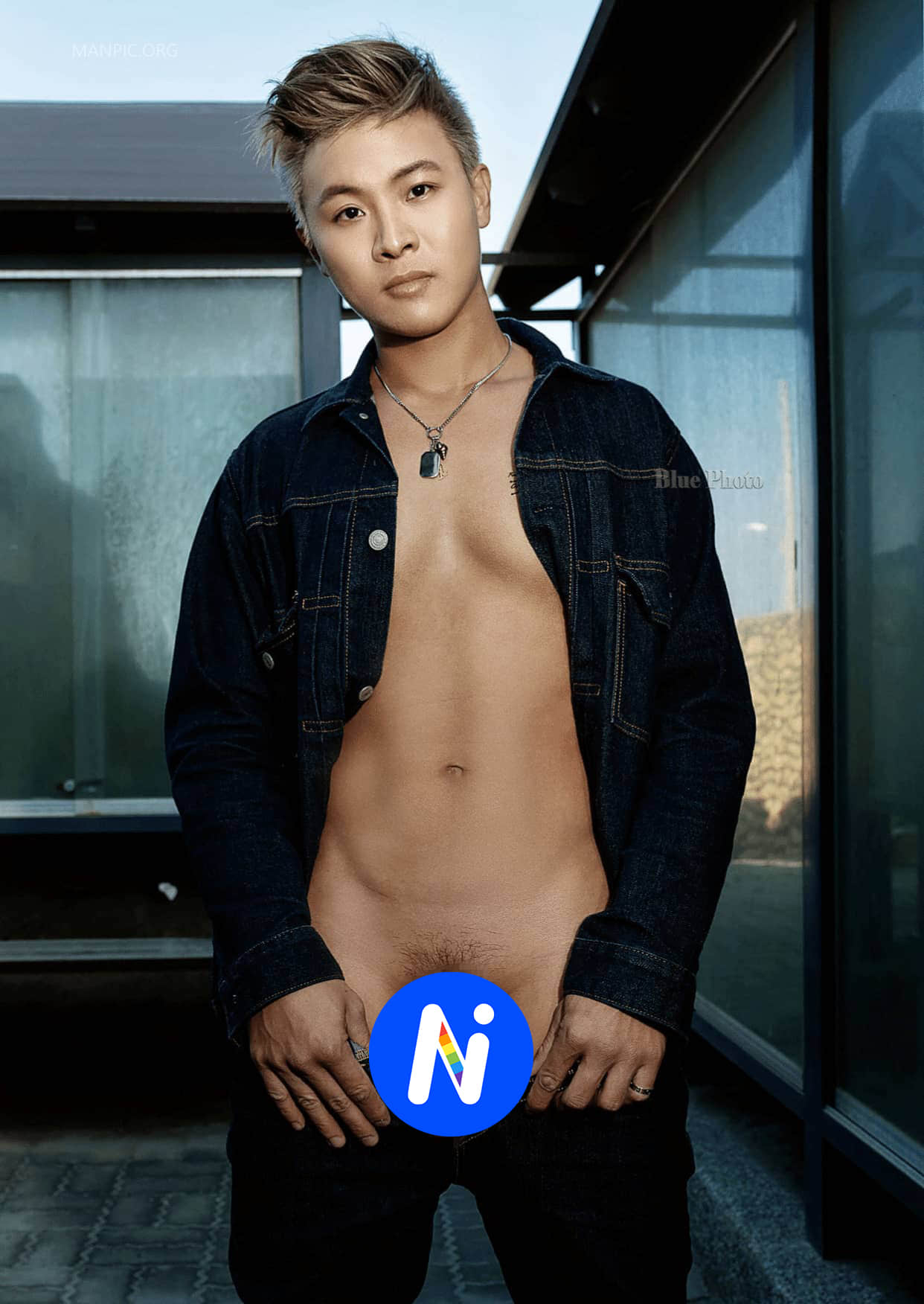 Bluephoto 藍攝 No.310 粗根型男 野外射出全紀錄 Vuitton-NICEOLO