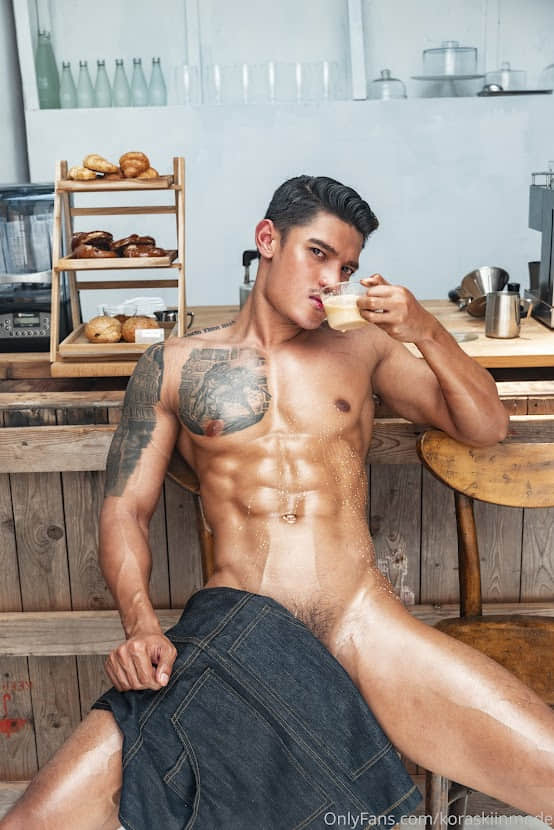 Kora SkiinMode collection P57 – Naked barista – Htoo Ant Lwin-NICEOLO